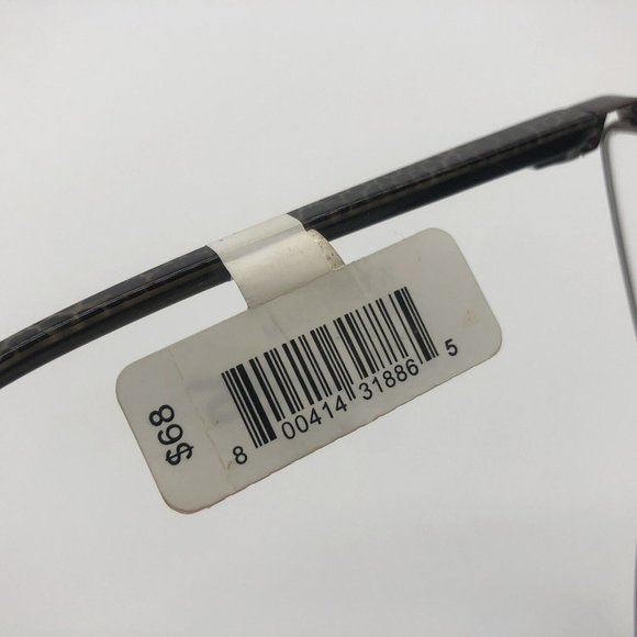 Tigress TGS112 Eyeglass Frame Women Spring Half Semi Rim Brown Animal 54-17-140 - Picture 7 of 11